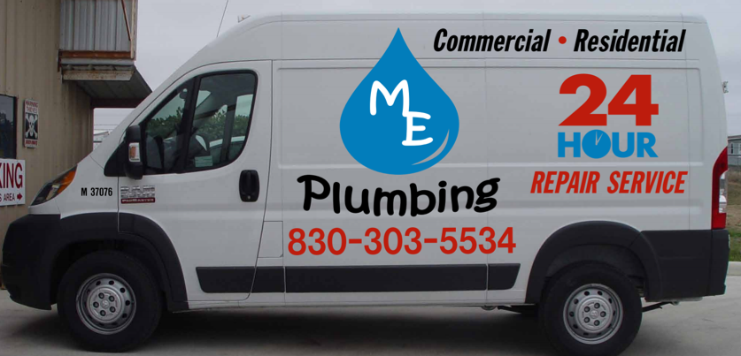 M.E. Plumbing for commercial and residential plumbing repairs in New Braunfels, TX
