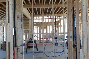 Plumbing installation for new construction in La Vernia, TX
