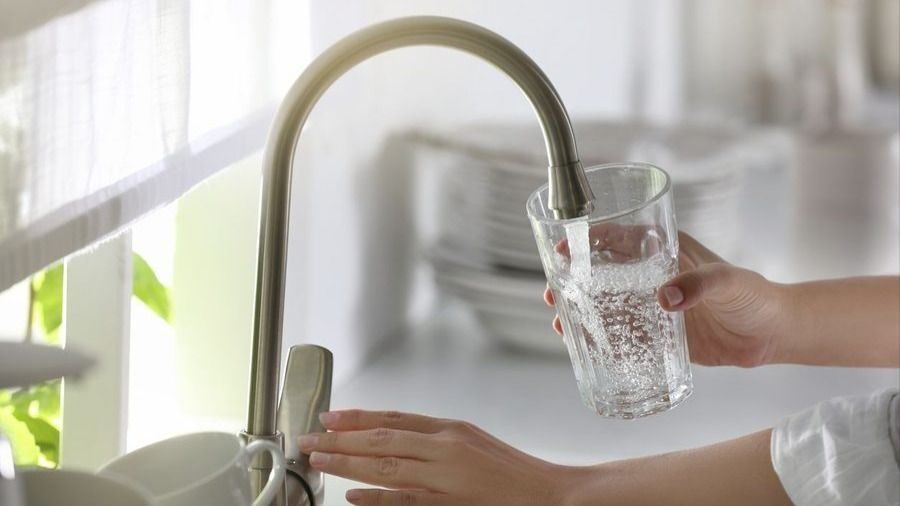 Getting clean water from a faucet